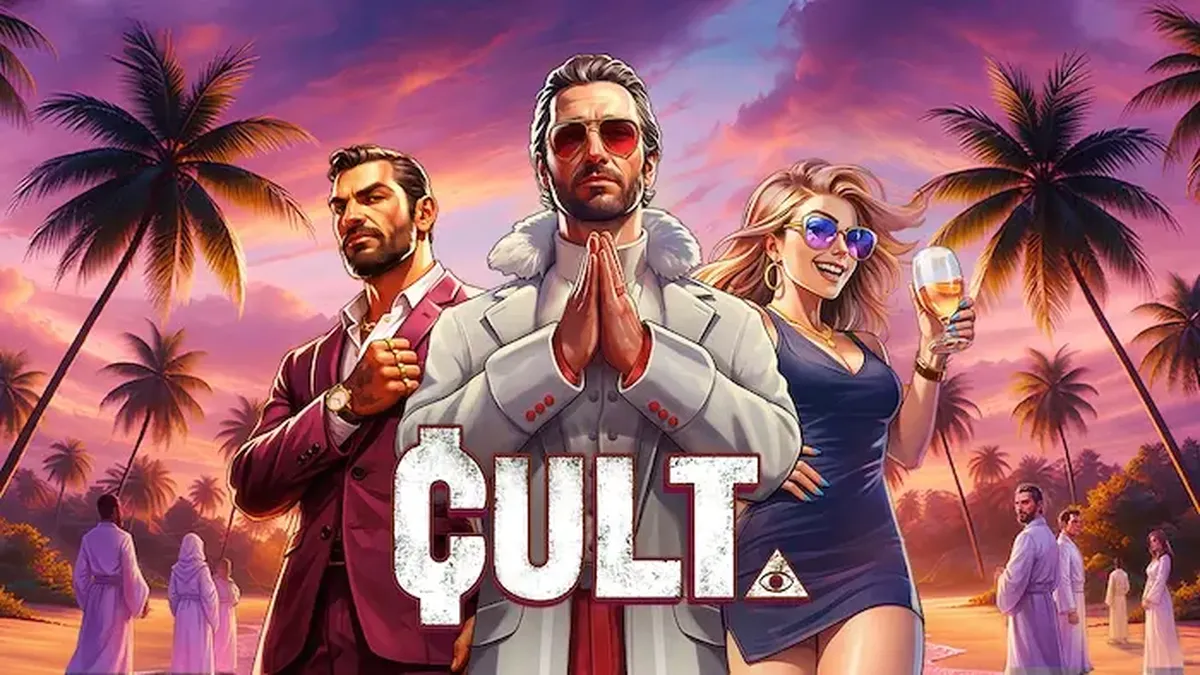 Ang madilim at misteryosong visual style ng Cult slot na may mga ritual symbols.