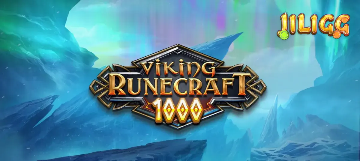 Isang larawan na nagpapakita ng mga Viking god at runes sa isang slot machine grid.
